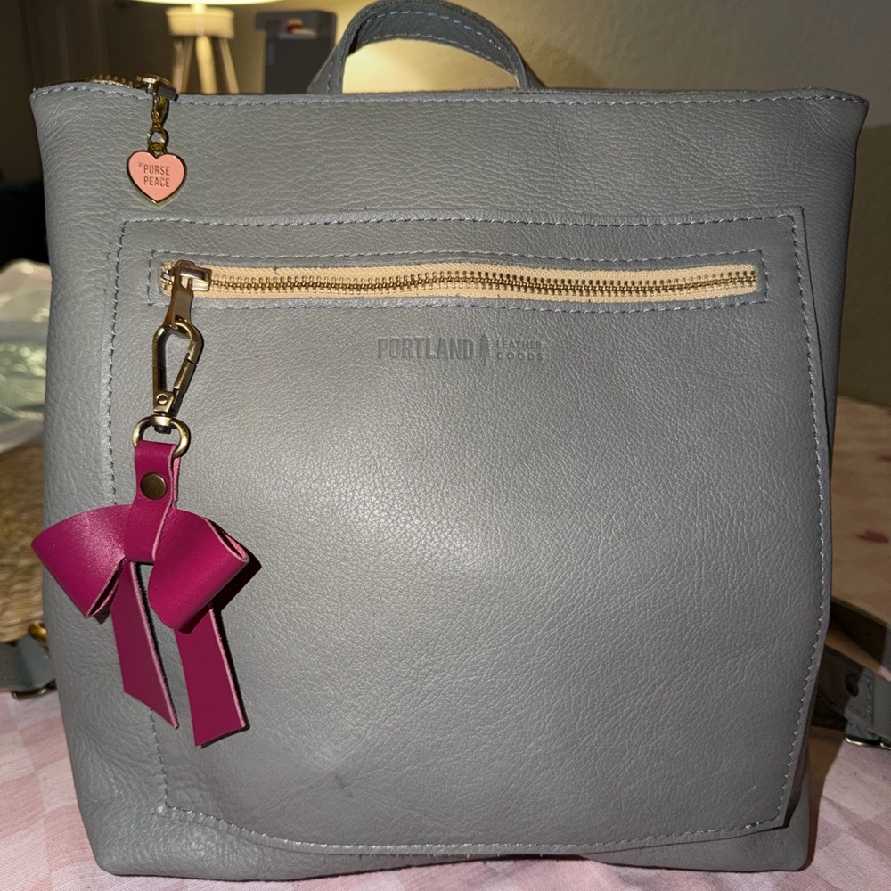 Portland Leather Classic Tote Backpack -Nimbus